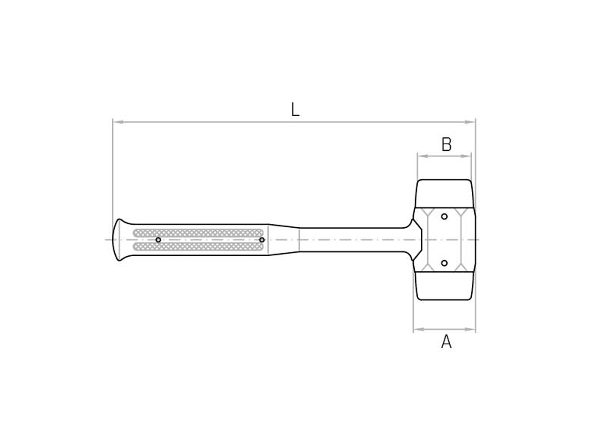 Anti-bounce mallet - MEL - Gamm Anti-bounce mallet - MEL - Gamm